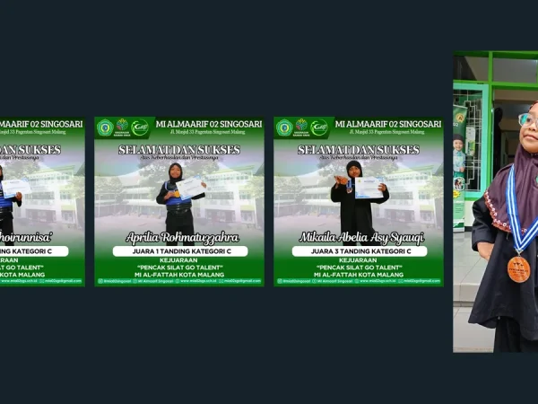 Dominasi Gelanggang: Kontingen Beladiri MIA 02 Borong Empat Gelar Kejuaraan Silat Go Talent MI Al-Fattah Kota Malang