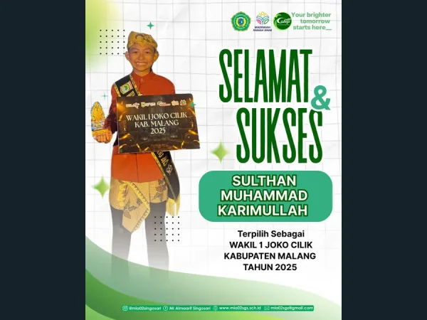 Berbusana Adat dan Berwawasan Budaya, Sulthan Muhammad Karimullah Terpilih Wakil 1 Joko Cilik Kabupaten Malang 2025