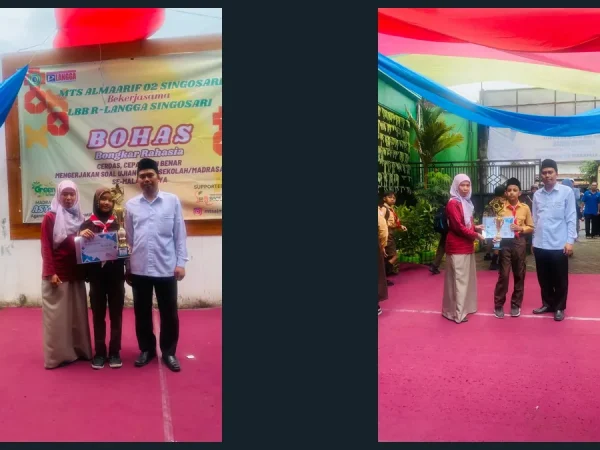Bersaing di Ajang Cerdas Cermat BOHAS MTs Almaarif 02, Alika Nayla Raih Juara 1 dan M. Al Maliki Raih Juara 3
