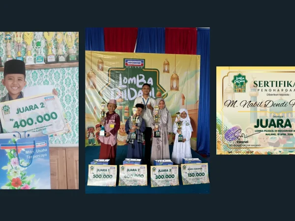 Tampil Percaya Diri di Hadapan Publik, M. Nabil Dendi Raih Juara 2 Lomba Pildacil Indogrosir Malang 2026