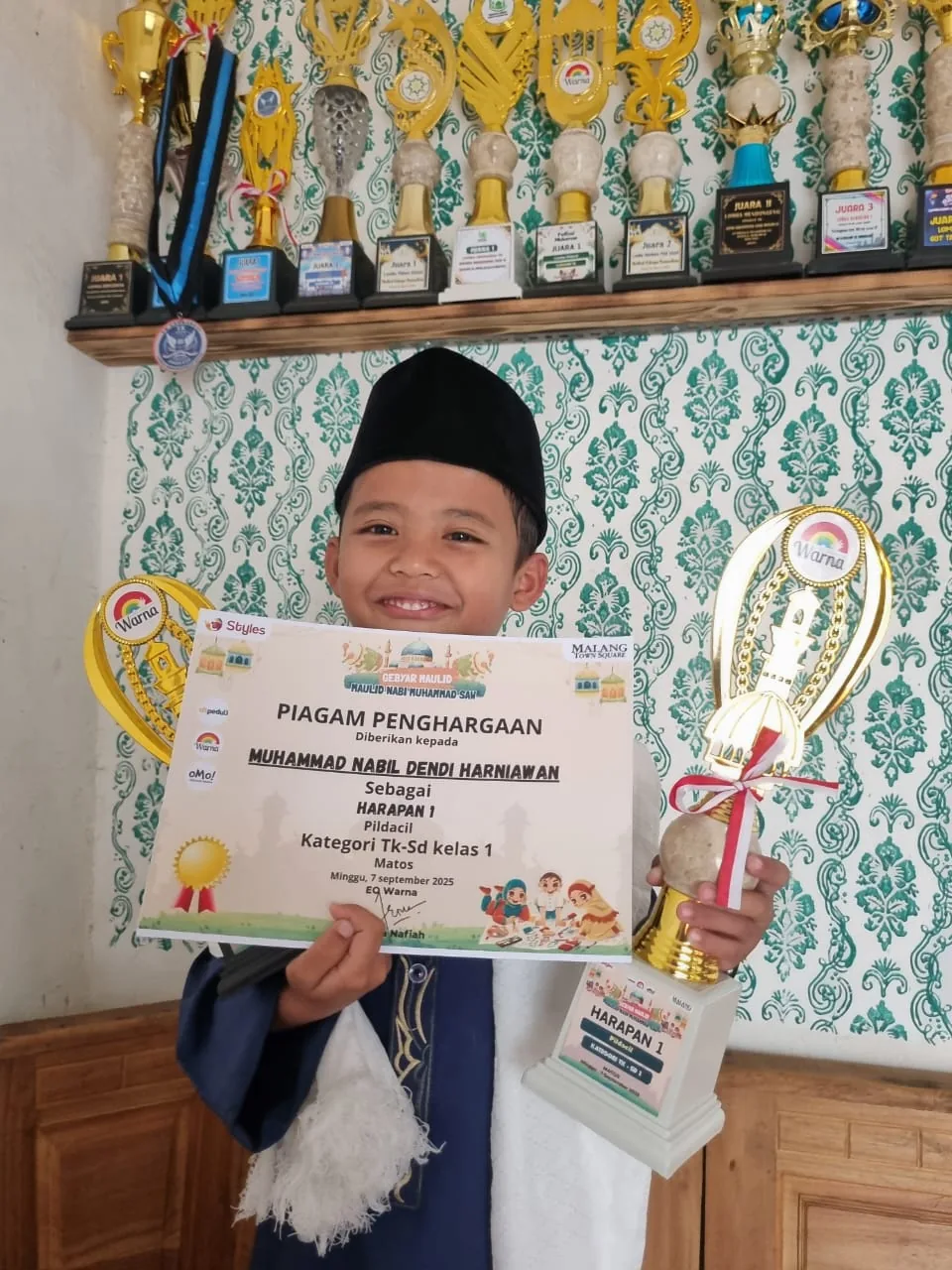 Muhammad Nabil Dendi Harniawan Harapan 1 Dai Cilik Matos
