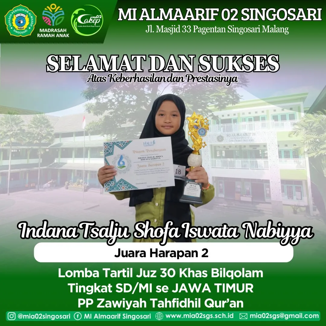 Prestasi Festival Qurani PP Zawiyah Tahfidzil Quran Indana Tsalju Shofa Iswata Nabiyya