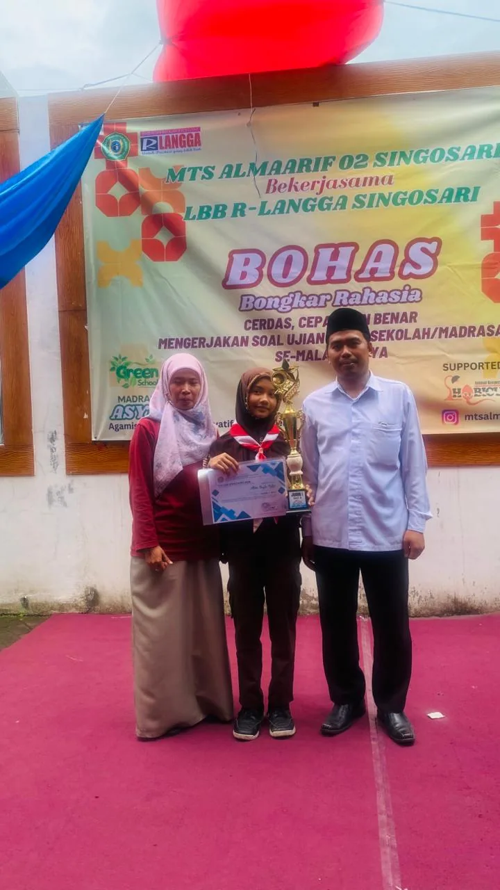 Dokumentasi Cerdas Cermat BOHAS MTs Almaarif 02 Alika Nayla Putri
