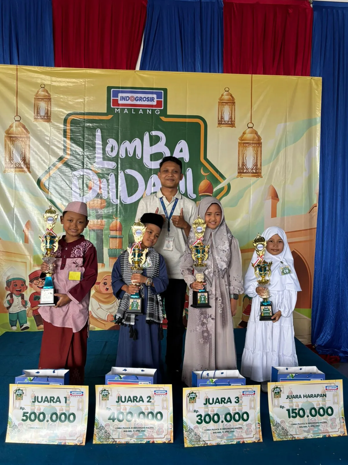 Muhammad Nabil Dendi Harniawan Juara 2 Pildacil Indogrosir Malang
